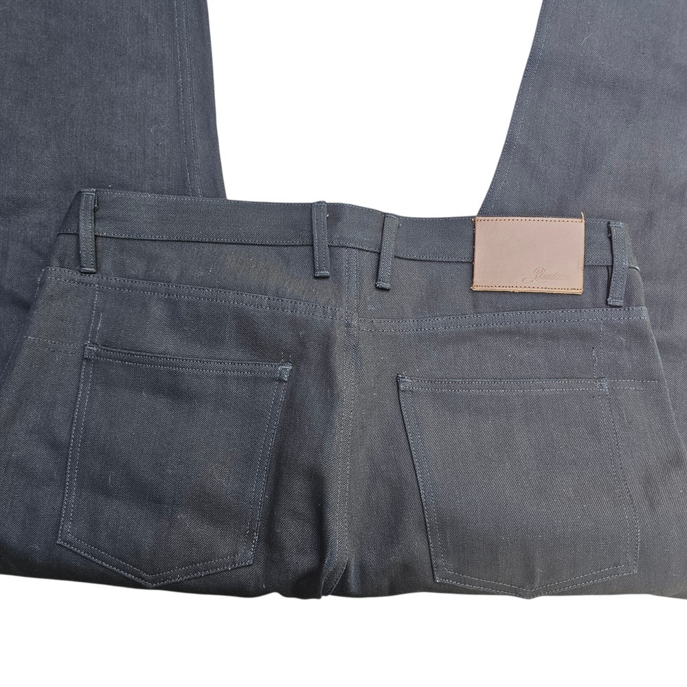 3sixteen NT-120x Narrow Tapered Indigo Black Raw Selvedge Denim Pants Mens 38 - Picture 2 of 7